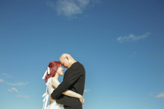 満点の青空の下でロケーション撮影！お外での撮影はより自然なショットが撮影できます！