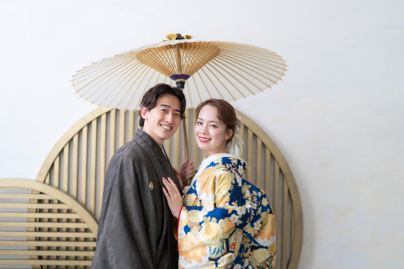 【Photorait限定】11月末まで　全て込みで￥68,000!ドレス&和装スタジオ撮影　データ80カット