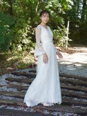 袖レース長袖　00542