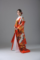 松竹梅　二羽鶴　桜流水 IU00496