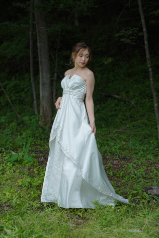 胸元Vタック　ビジューベルト　１０１３８