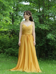 イエロー　胸元クロス　00260