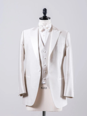 サテン襟蝶タイ