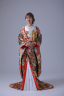 唐織几帳宝尽くし　ゴールド IU00495