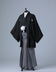 正絹黒×仙台平