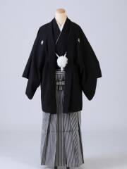 黒紋付×仙台平袴