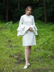 袖フリル　ミニ丈　00532