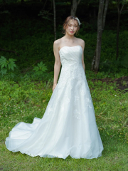 ギャザー　レース　62506