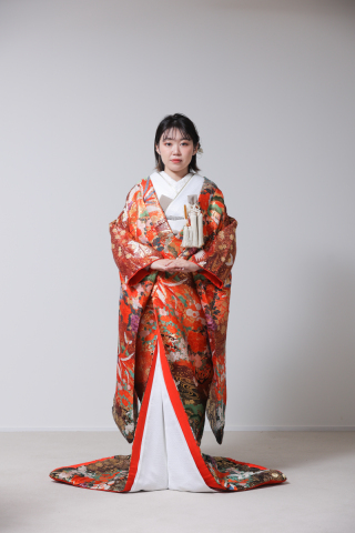 花車　鳳凰椿松　流水紅葉　IU00048