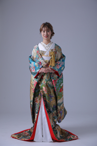 鳳凰　四季花　正倉院文様 IU00058