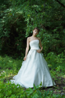 胸元刺繍　サイドフリルトレーン　62336