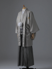 ベージュ×市松