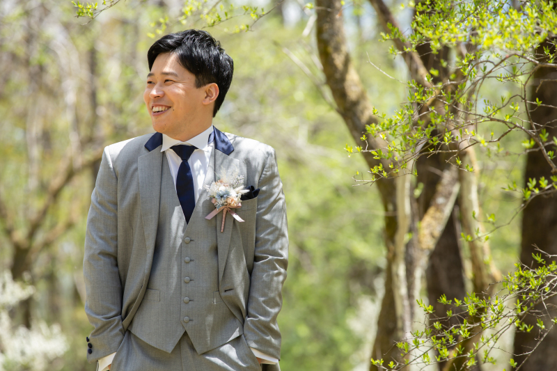 新郎様のソロショット