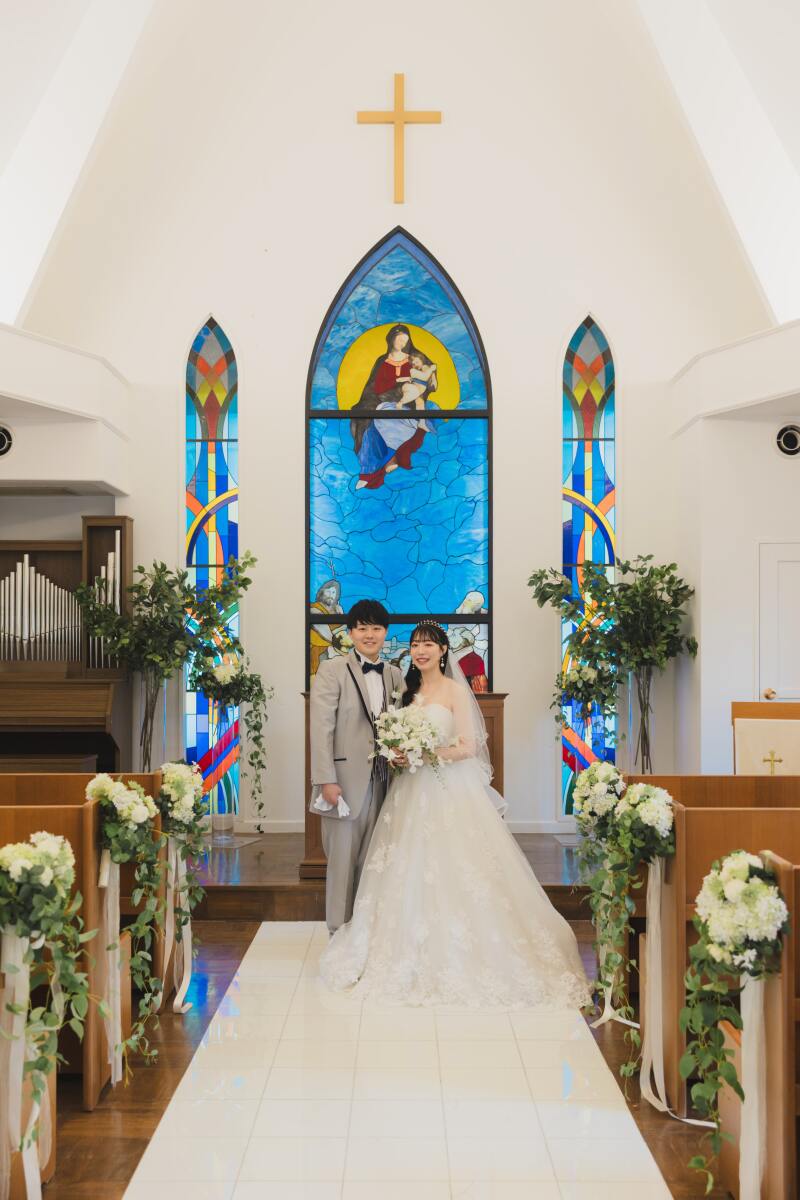 チャペルからスタート!!!