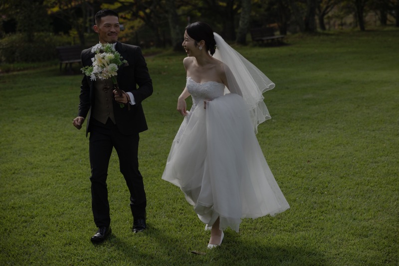 ベールの雰囲気も