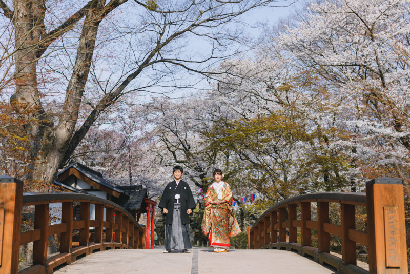 橋でかっちり撮影！