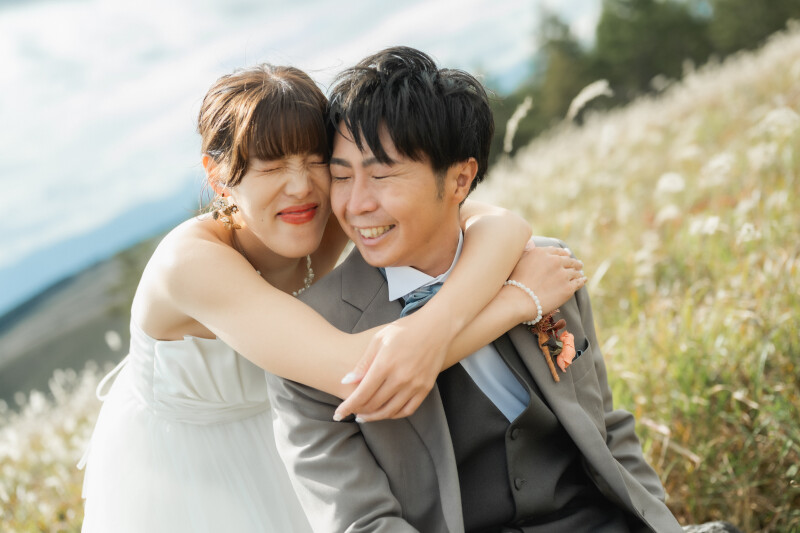 ぎゅっとくっついて!