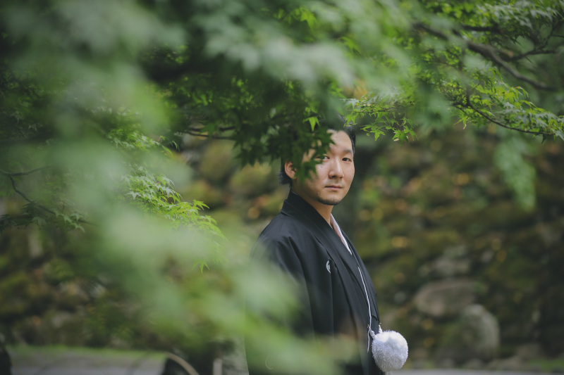 かっこいい新郎さんのソロカット