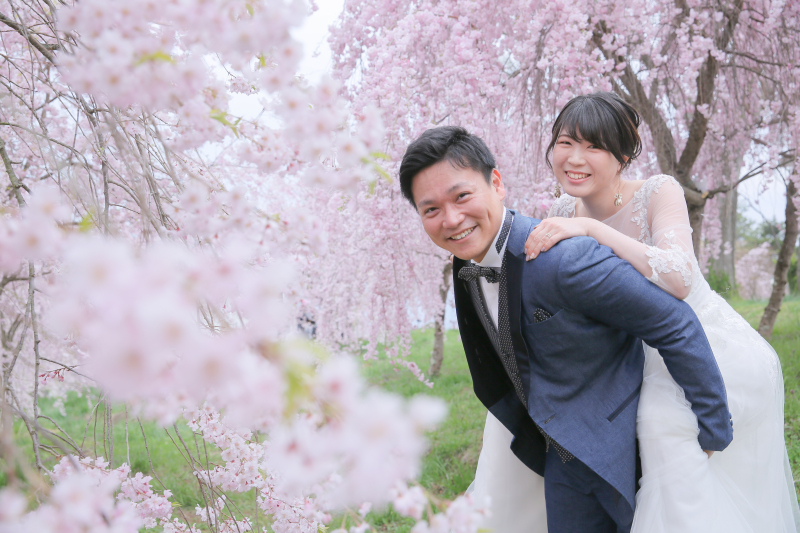 おんぶショット。