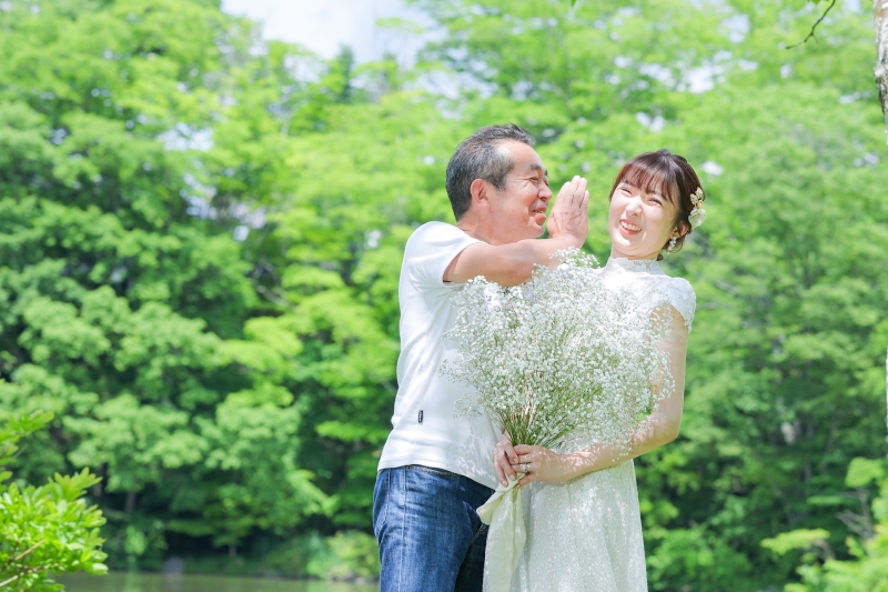 お父さんのお茶目