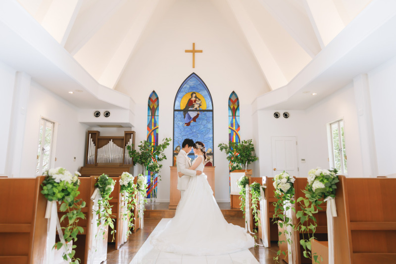 チャペルでの撮影♫