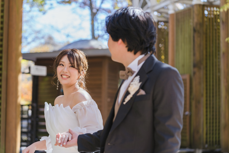 ご新婦様の表情も