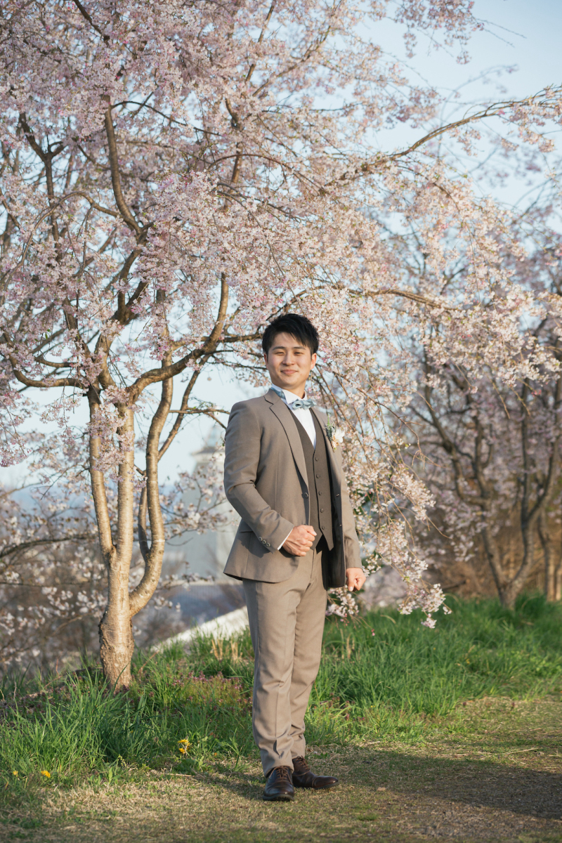 ご新郎様のソロカットも！