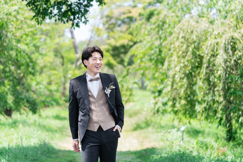 ご新郎様ソロショット