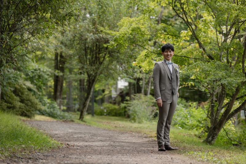 新郎様のソロカット