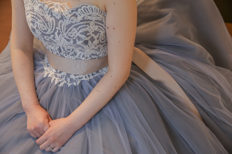 カラードレスでロケーションに出発！！