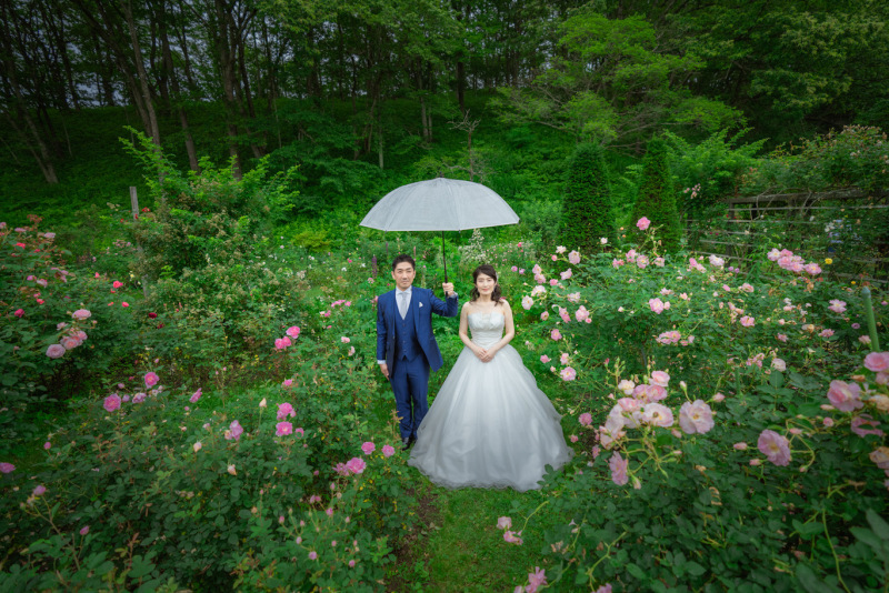 傘を使っておしゃれに!