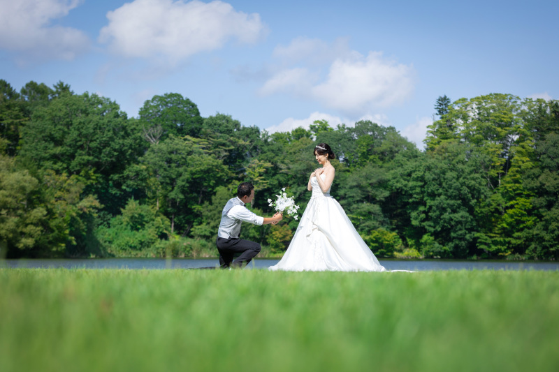 ブーケをご新婦様へ
