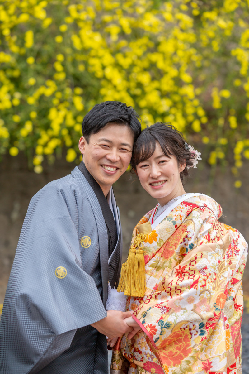 寄り添ってニコニコ♪