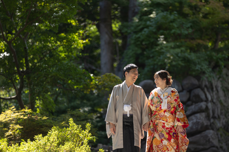 和装にチェンジ。