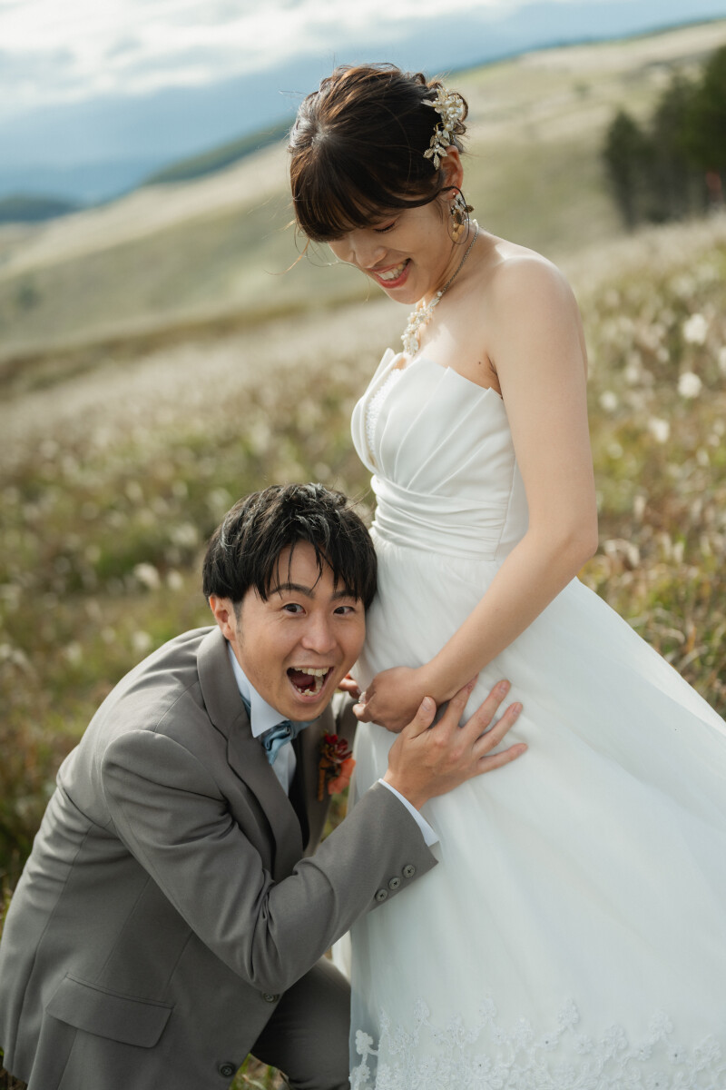 お腹に耳を当てて