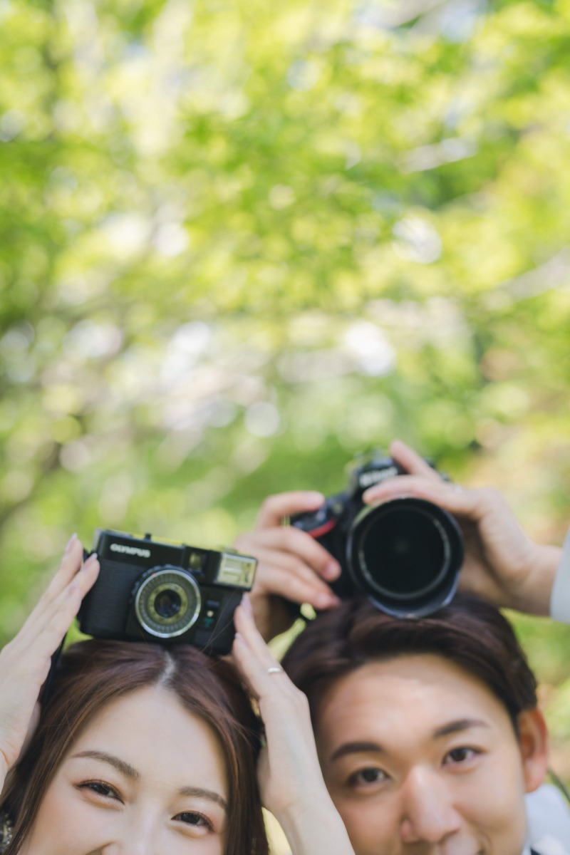 お二人のカメラ