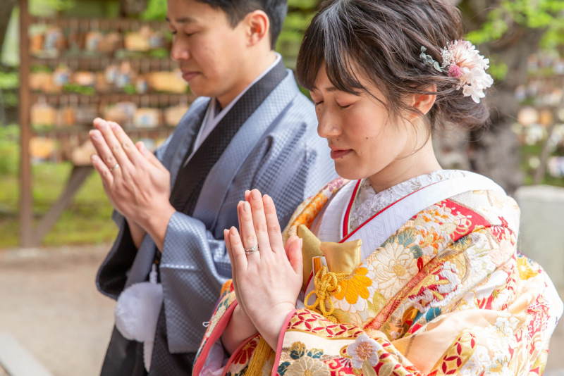 お参りショット。