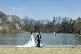 ワンちゃんとタリアセン