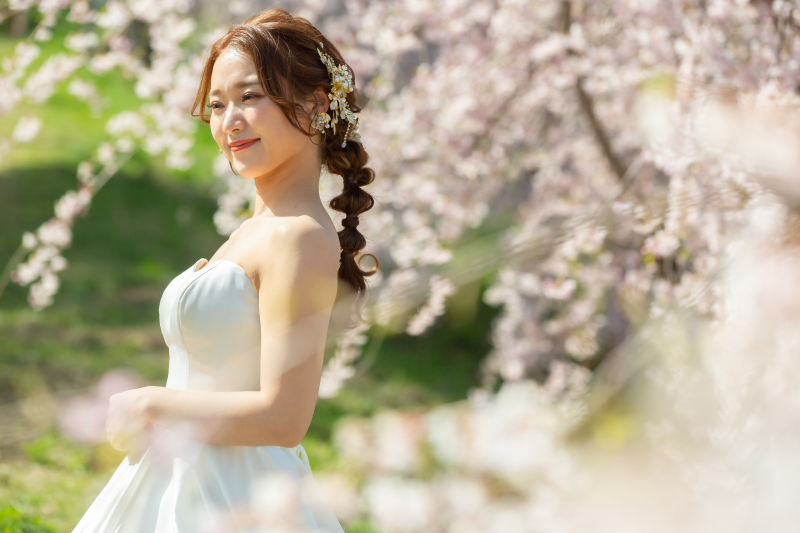 桜満開♪飯綱山公園ロケーション