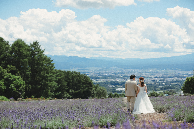 次はラベンダーでの撮影
