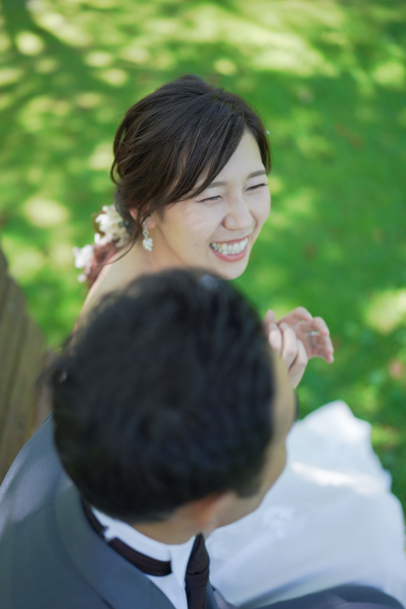 ご新婦様の笑顔(^_^)