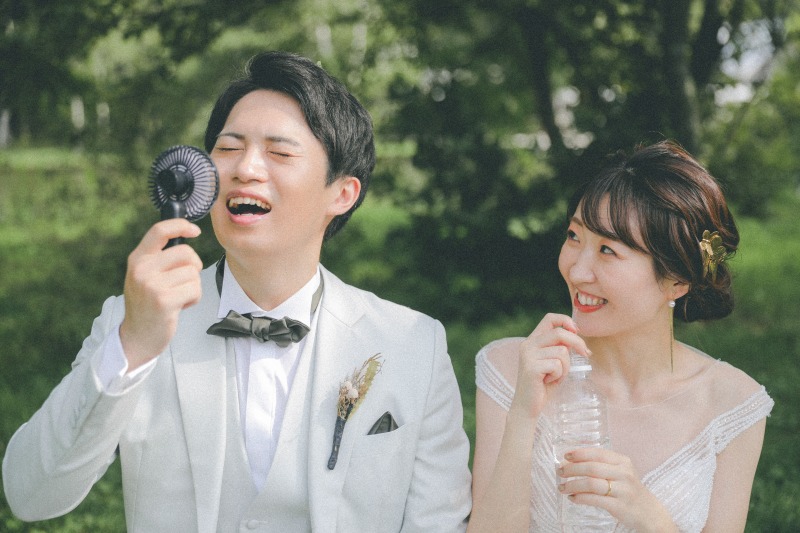 休憩中のオフショット!