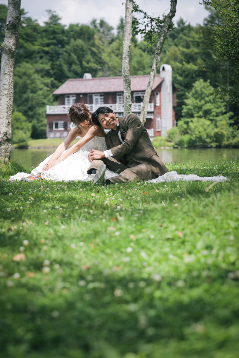 ちょこんと座って仲良くリラックス♫