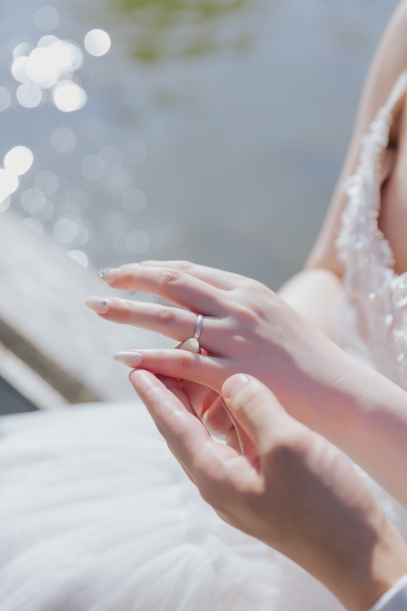 水面のキラキラ