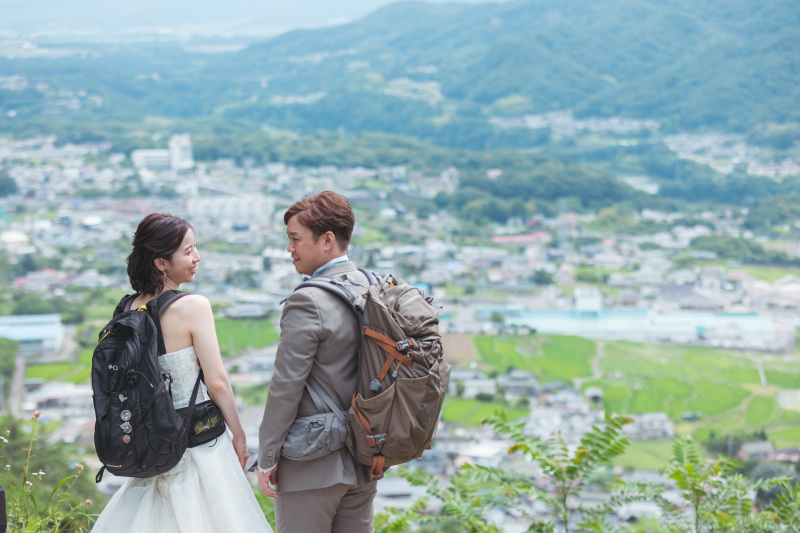 登山ウエディング