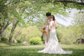 洋装新緑ロケーション