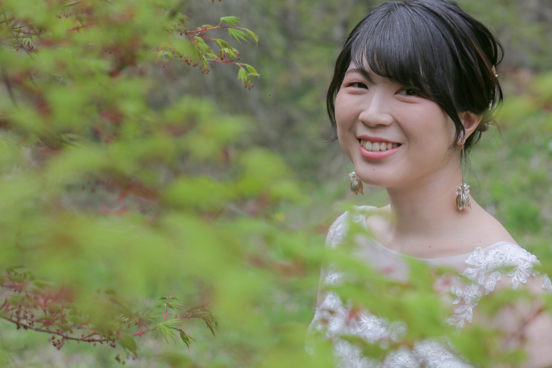 ご新婦様のソロショット。