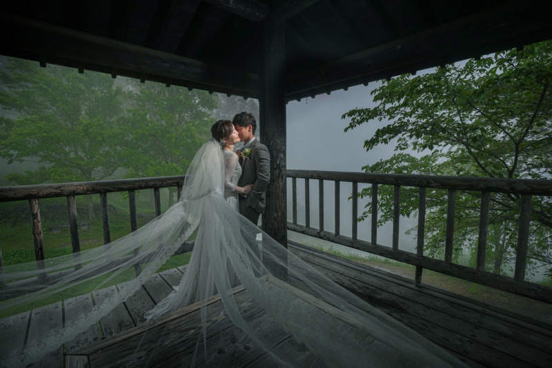 ベールを使って美しく♪