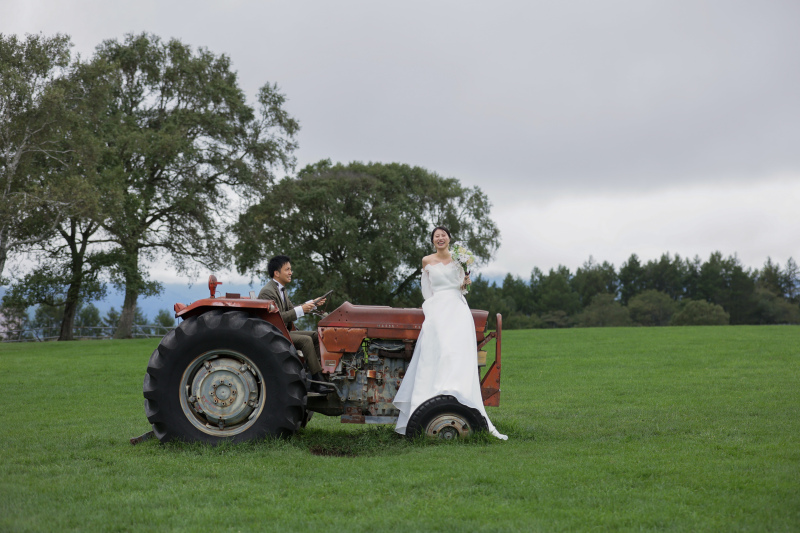 トラクターに乗って ♪