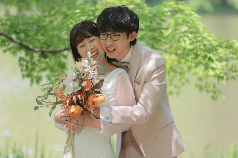 ほっぺたもぎゅっと!